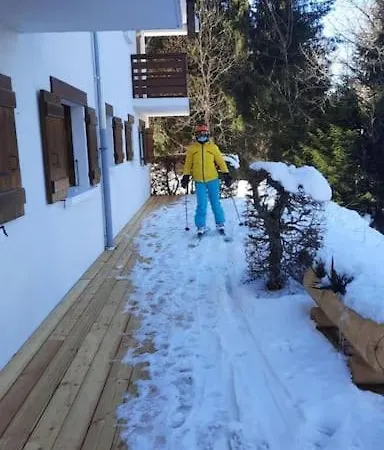 דירה Mon Refuge Face Au Mont Blanc סן-ג'רבה-לה-באן