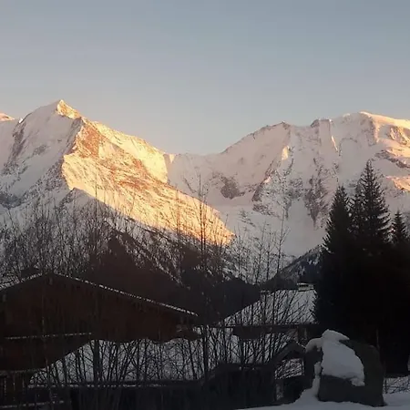 아파트 Mon Refuge Face Au Mont Blanc *